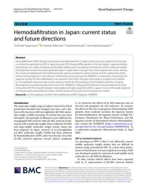 japan hdf|hemodiafiltration in japan.